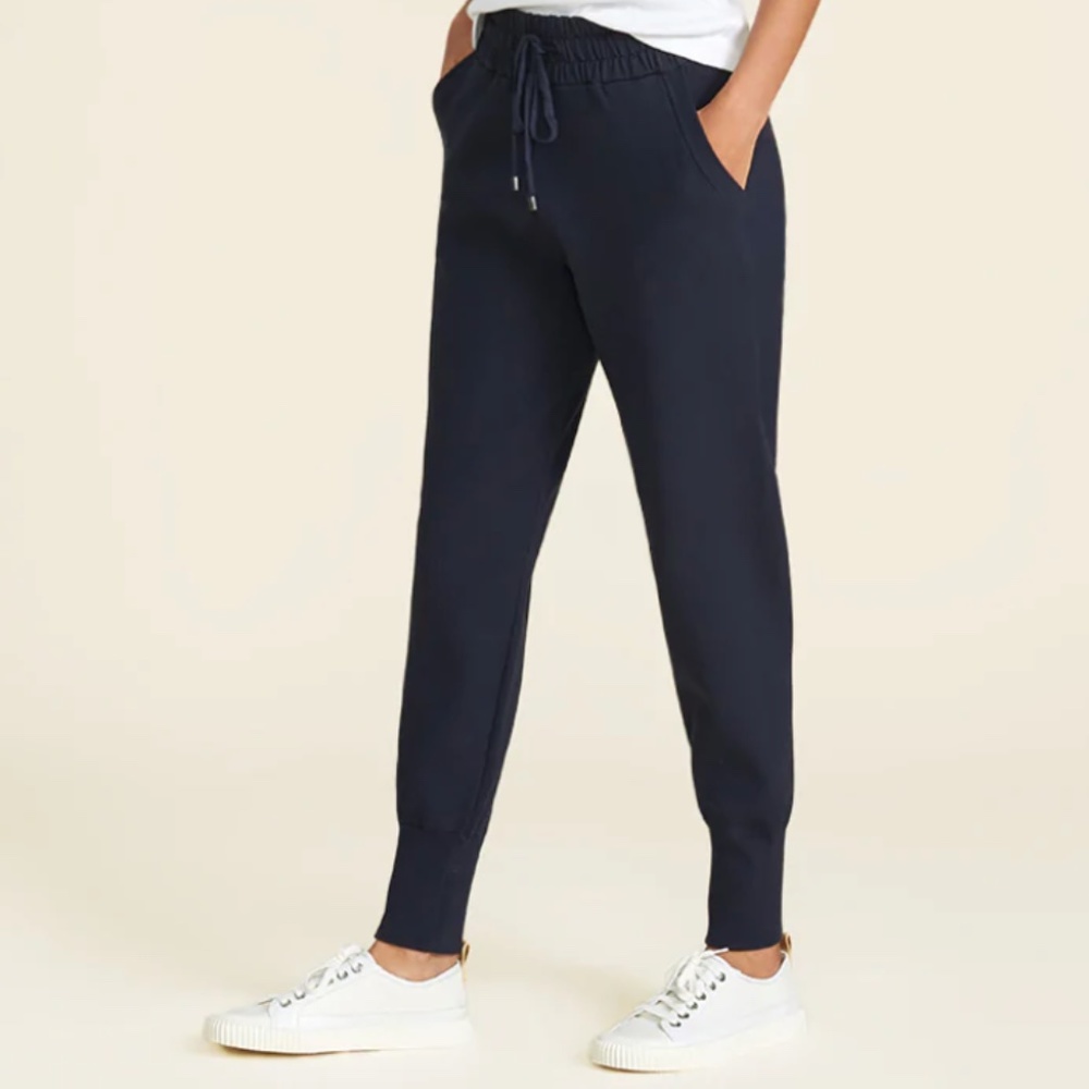 Veronica Beard Minha Knit Jogger in Black